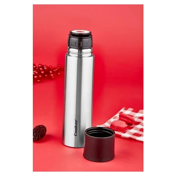 Cooker CKR-2074 Siyah 750 ml Çelik Termos - Görsel 5