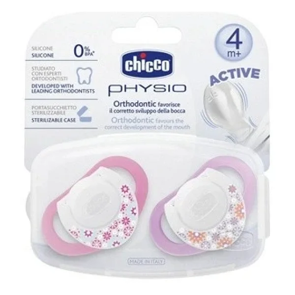 Chicco Physio Silikon 2'li 4 Ay+ Emzik - Görsel 4