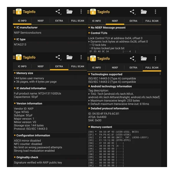20 adet TimesKey NFC Çıkartması NTAG 213 Tam Programlanabilir NTAG213 NFC Etiketleri Dairesel Çıkartmalar, Android ve Diğer NFC Etkin Cihazlarla Uyumlu 144 Bayt Bellek - Görsel 7