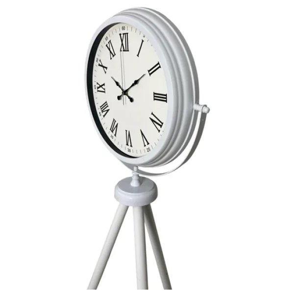 Platin Classic White Roma Tripod Ayaklı Saat - Görsel 5