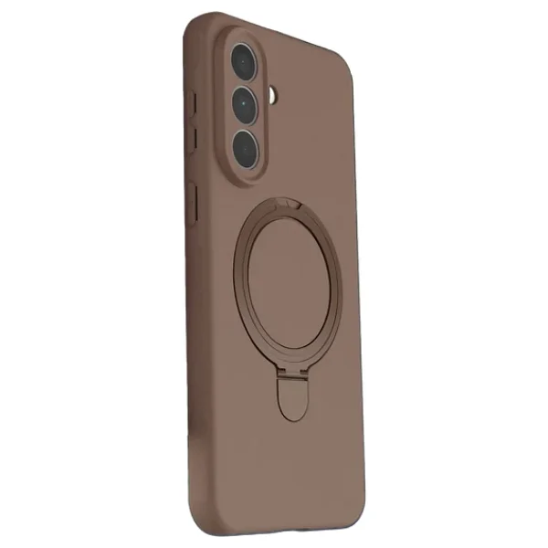 Samsung Galaxy A57 5G Regal Magsafe Standlı Kapak - Çöl Titanyum - Görsel 4