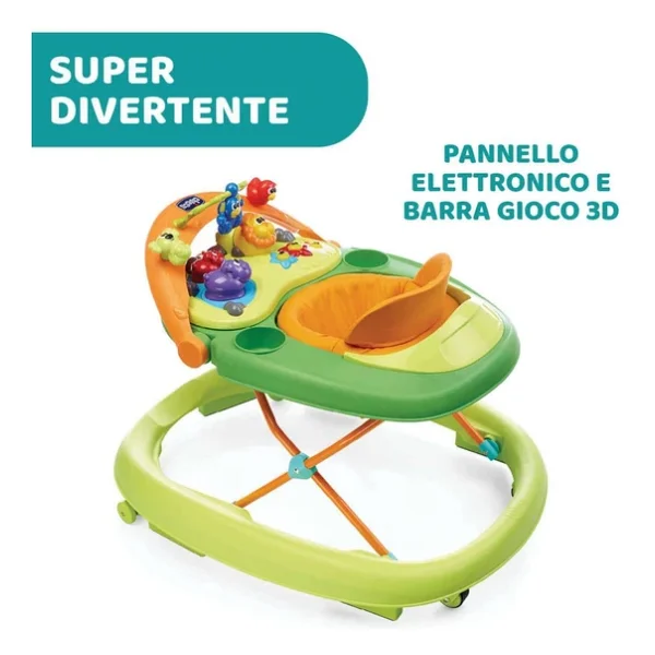 Chicco Walky Talky Yeşil Yürüteç - Görsel 8