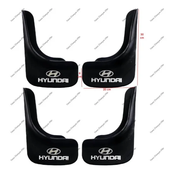 Hyundai Bayon Uyumlu 4'lü Ön Arka Paçalık Çamurluk Tozluk HYU1UX015 - Görsel 2
