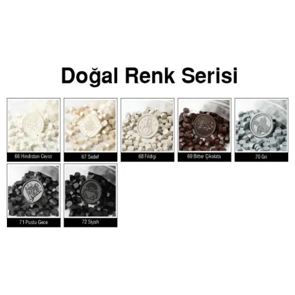 Mühür Mumu 100 Davetiye İçin 300 Boncuk Model: 38 Limon Kabuğu - Görsel 7