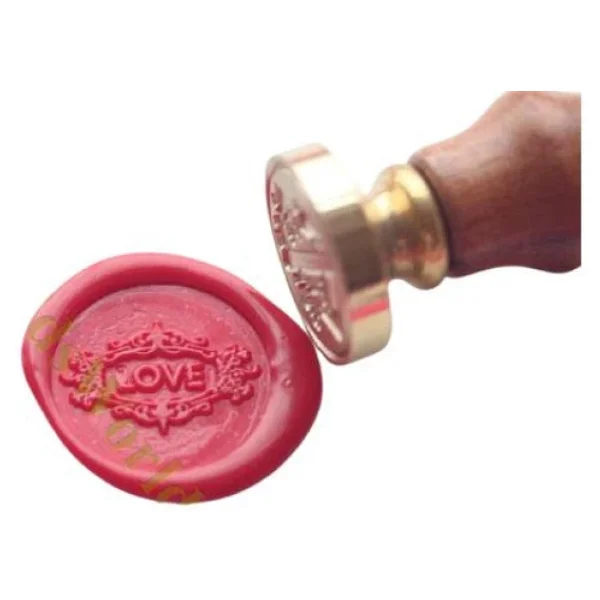 Mektup Damga Mühürü Love Aşk + 30 Mühür Mumu + Eritme Kaşığı - Görsel 5