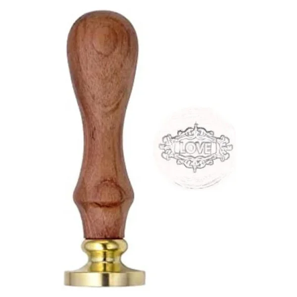 Mektup Damga Mühürü Love Aşk + 30 Mühür Mumu + Eritme Kaşığı - Görsel 9