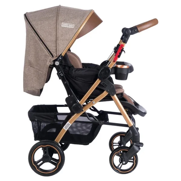 Tommybaby Tornado Plus Gold Çift Yönlü Bebek Arabası - Görsel 9