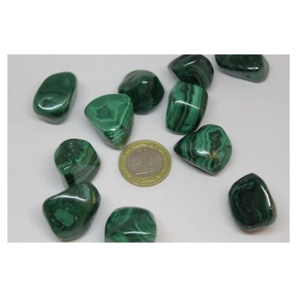 Malakit Taşı Tamburlanmış (21-25gram) - Görsel 2
