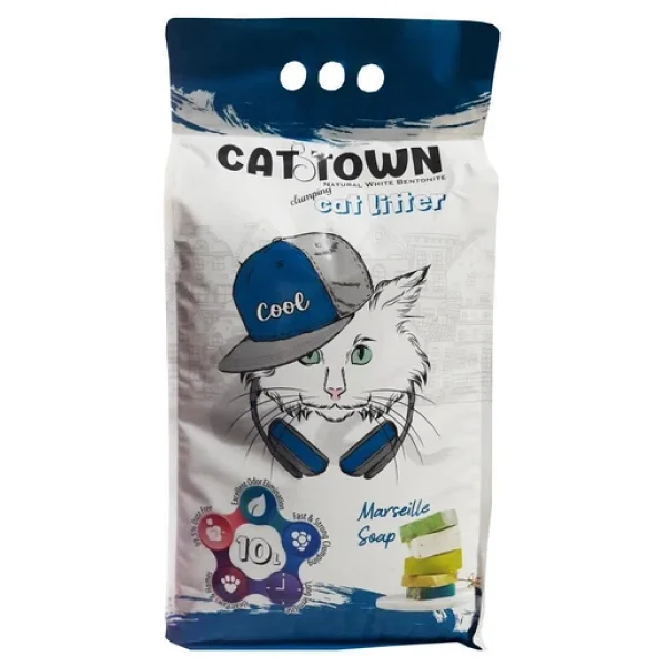 Cat Town İnce Taneli 10 lt Bentonit Kedi Kumu - Görsel 3