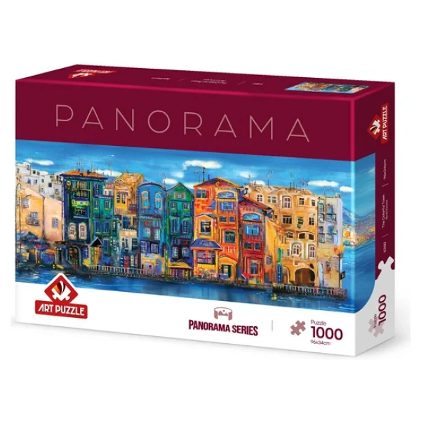 Art Renkli Kasaba Panorama Puzzle 1000 Parça 5350 - Görsel 2