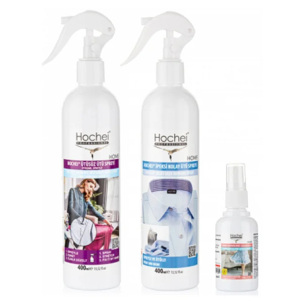 Hochei Paket 5 / Ütüsüz Ütü 400 ml - İpeksi Kolay Ütü 400 ml - Antistatik 70 ml - Görsel 2