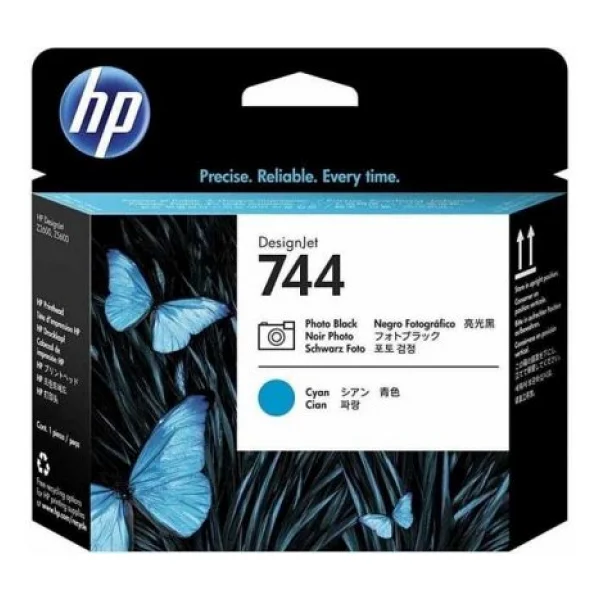 HP 744-F9J86A Foto Siyah-Mavi Kartuş - Görsel 5