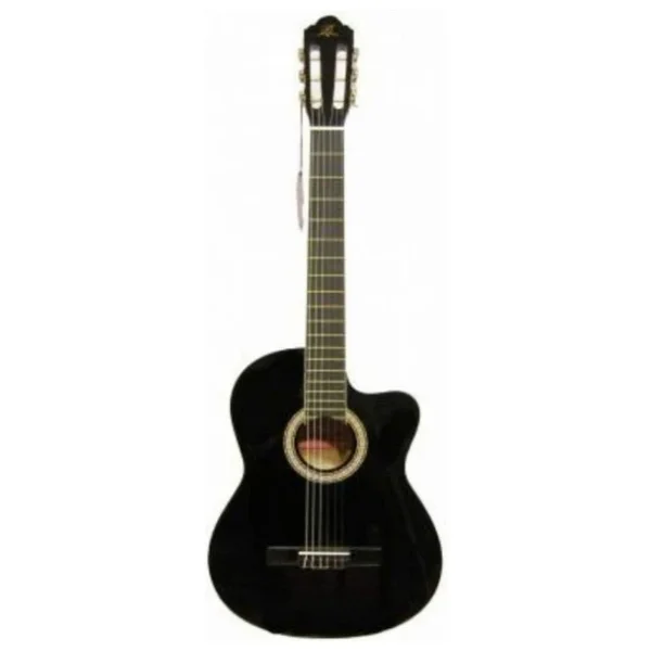 Barcelona LC 3900 CEQ BK Klasik Gitar Siyah - Görsel 5