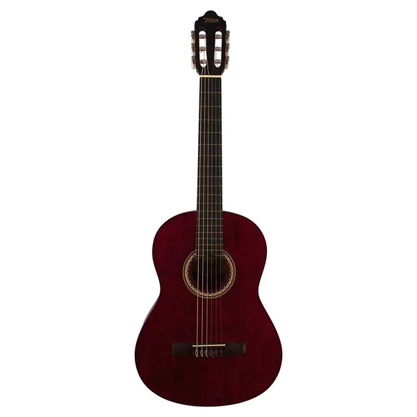 Valencia VC204TWR Kırmızı Klasik Gitar - Görsel 6