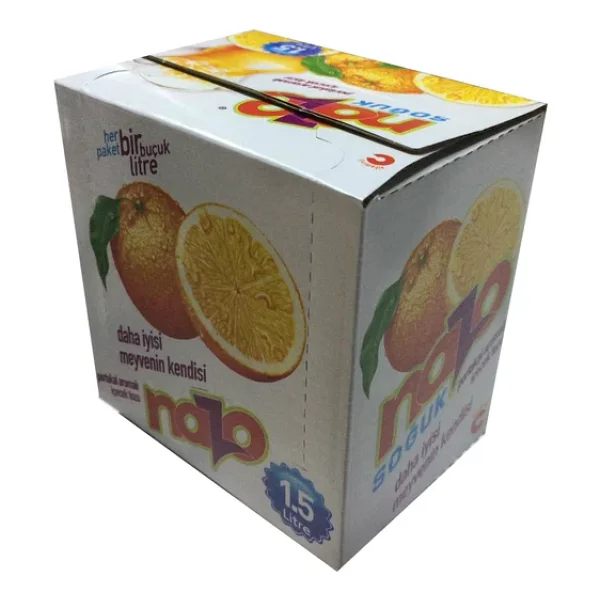 Nazo Portakal Aromalı Toz İçecek 9 gr 24'lü - Görsel 3