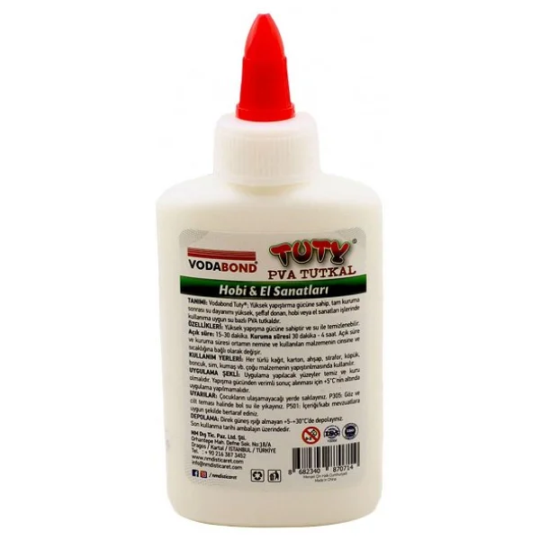 Karton Kumaş Ahşap Tutkalı Şeffaf Donar 100 ml - Görsel 6
