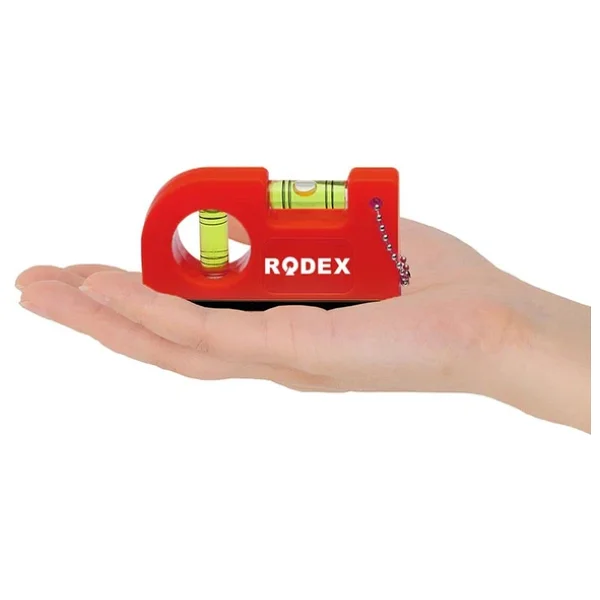 Rodex Cep Tipi Mini Su Terazisi Kırmızı Mıknatıslı Su Terazisi - Görsel 5