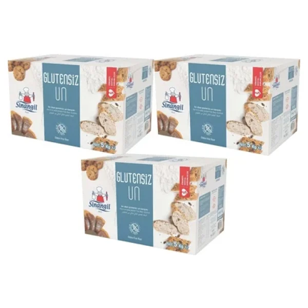 Sinangil 5 kg 3'lü Glutensiz Un - Görsel 5