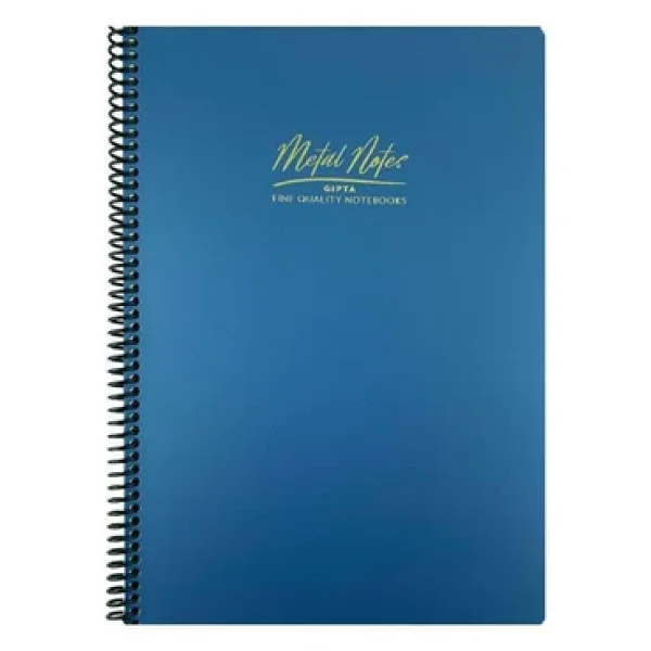 Gıpta Metal Notes Spiralli Pp Kapak A4 100 Yaprak Kareli Defter - Görsel 3