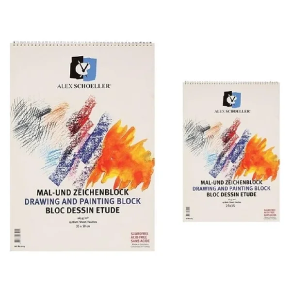Alex Schoeller Resim Defteri 35 x 50 Spr. 165 gr 15 Yp. - 2 Adet - Görsel 7