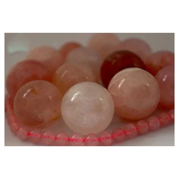 Pembe Kuvars Taşı Küre - Görsel 2