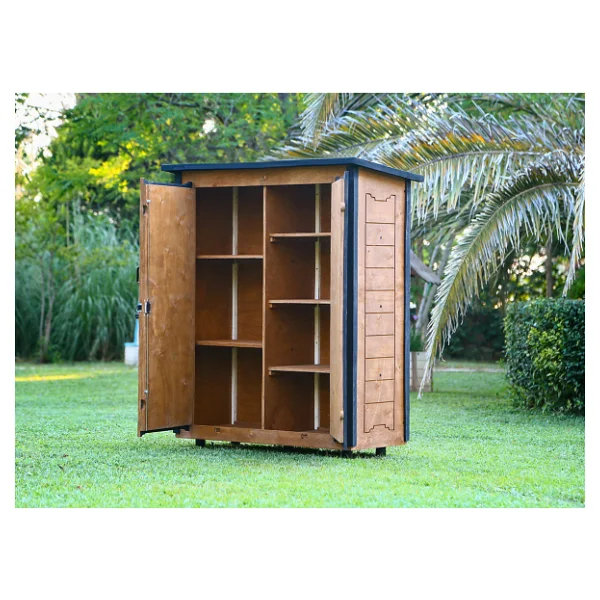 Mandu MND223 800 lt Ahşap Bahçe Dolabı - Görsel 5