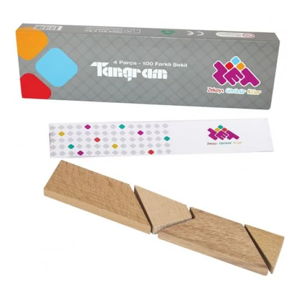 ZET Zeka Ahşap T Tangram - Görsel 2