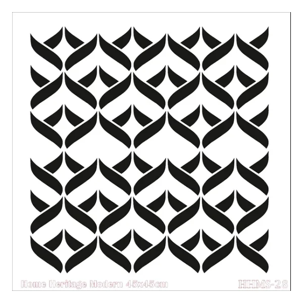 Home Herıtage Modern 45x45cm Hhms-28 Stencil - Görsel 3