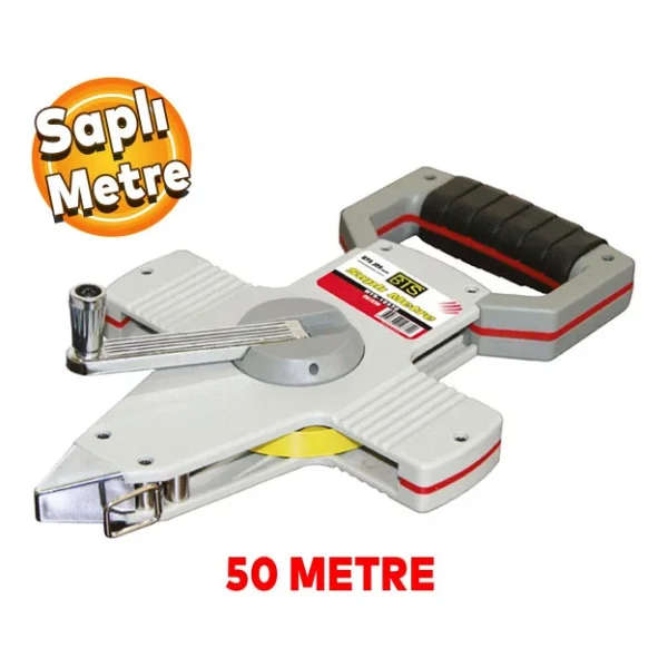 BTS 12375 50 m x 12.5 mm Arazi Şerit Metre - Görsel 2