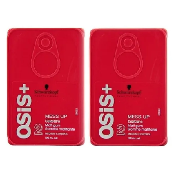 Osis 2'li Saç Şekillendirici Mat Krem Wax - Mess Mat Up Gum 2 X 100 ml - Görsel 2