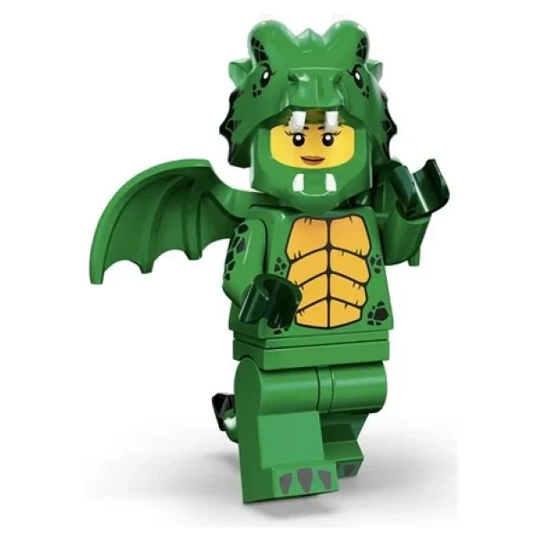 Lego 71034 Minifigures Series 23: 12. Green Dragon Costume - Görsel 5