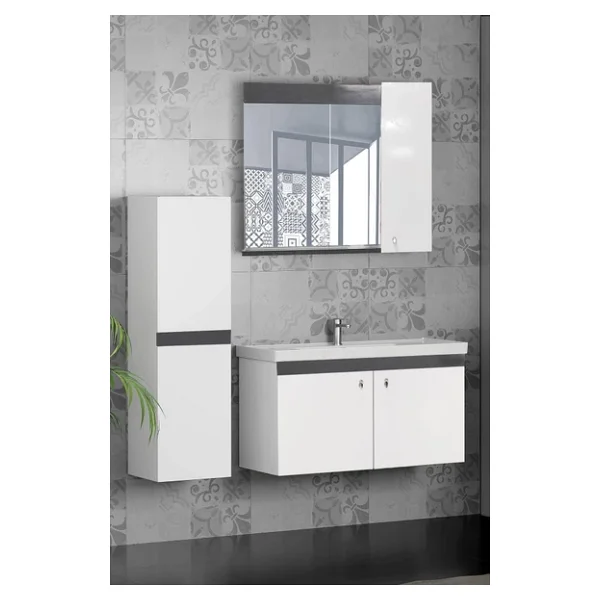 Karen New Bahar Boy Dolaplı 80 cm Banyo Seti - Görsel 2