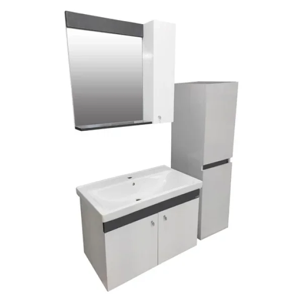 Karen New Bahar Boy Dolaplı 80 cm Banyo Seti - Görsel 4