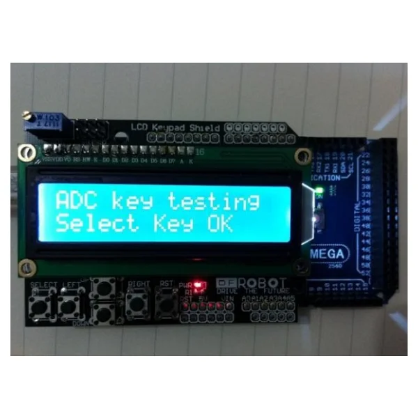 Arduino LCD Keypad Shield 1602 - 16x2 LCD Ekran ve Tuş Takımı - Görsel 7