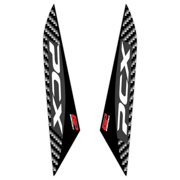 GP Kompozit Honda PCX 125/150 2018-2020 Uyumlu Ayak Yan Pad Siyah - Görsel 3
