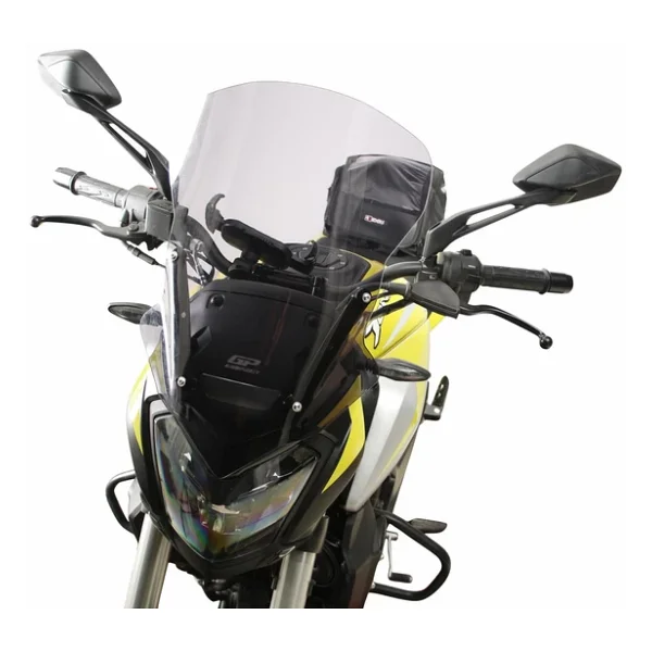 GP Kompozit Bajaj Dominar 250 / 400 2017-2023 Uyumlu Ön Cam Füme - Görsel 5