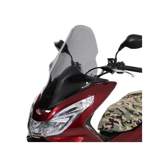GP Kompozit Honda PCX 125-150 2014-2017 Uyumlu Ön Cam Siyah - Görsel 4