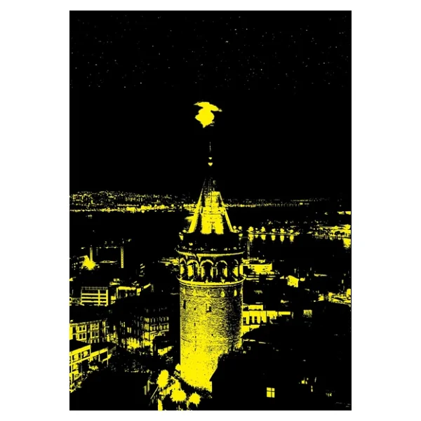 Art Galata Kulesi 1000 Parça Neon Puzzle - Görsel 4