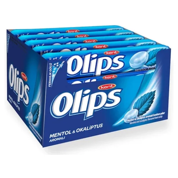 Olips Mentol & Okaliptus Aromalı Şeker 28 gr 24'lü - Görsel 4