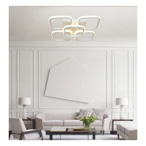 TT Aydınlatma TT302-BY Beyaz Plafonyer LED Avize - Görsel 3