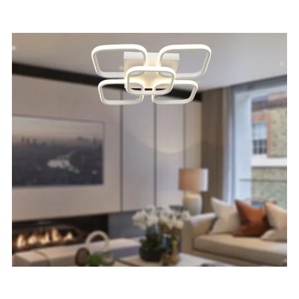 TT Aydınlatma TT302-BY Beyaz Plafonyer LED Avize - Görsel 4
