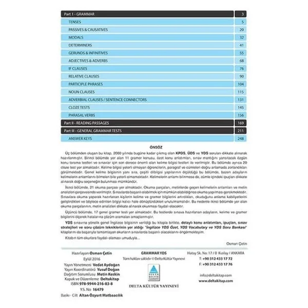 YDS Grammar - Görsel 8
