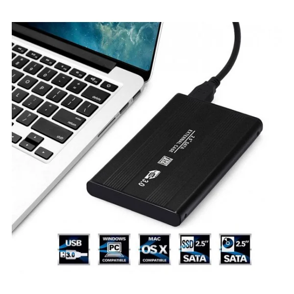 HDD Kutusu Harddisk Kutusu 2.5 inch Sata SSD USB 3.0 Harici Kutu - Görsel 2