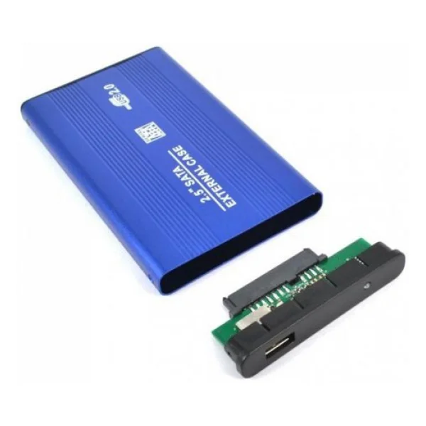 2,5 inç Sata Harddisk Kutusu - Sata HDD Kutu - Mavi Renk - Görsel 4