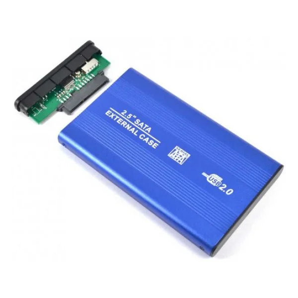 2,5 inç Sata Harddisk Kutusu - Sata HDD Kutu - Mavi Renk - Görsel 5