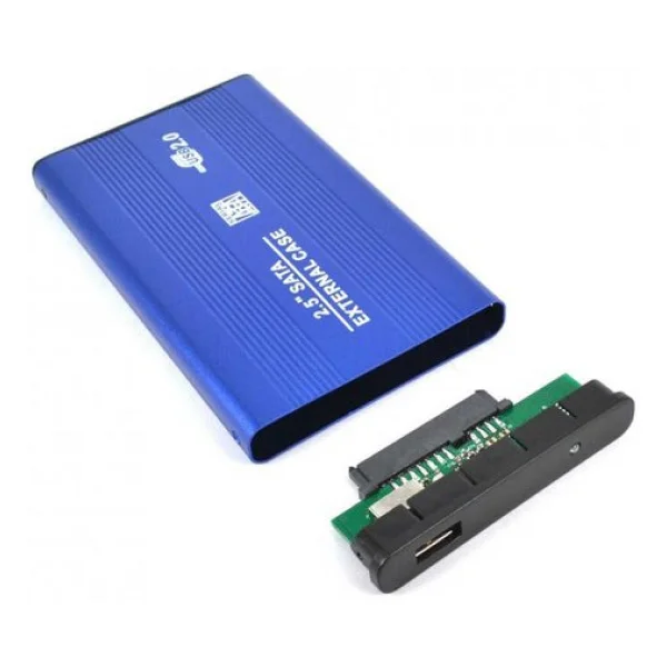 2,5 inç Sata Harddisk Kutusu - Sata HDD Kutu - Mavi Renk - Görsel 7