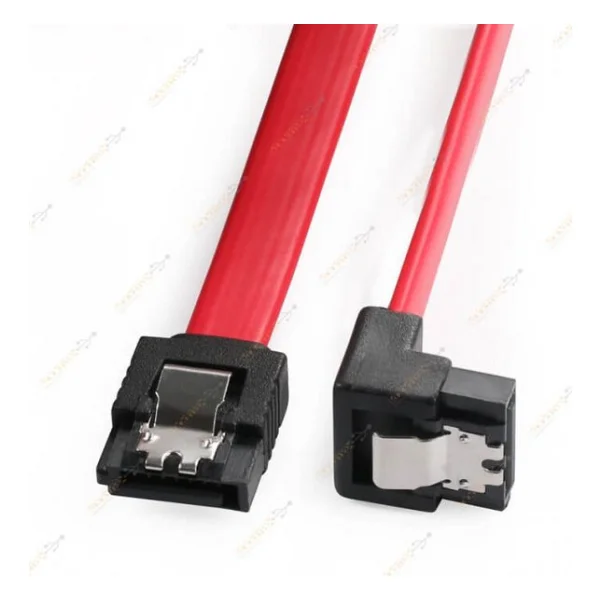 40 cm Sata Data Kablo - 90 Derece - Metal Klip - Görsel 2