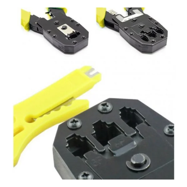 3 Lü Pense + Tester + 100 Adet RJ45 Network Seti - Görsel 3