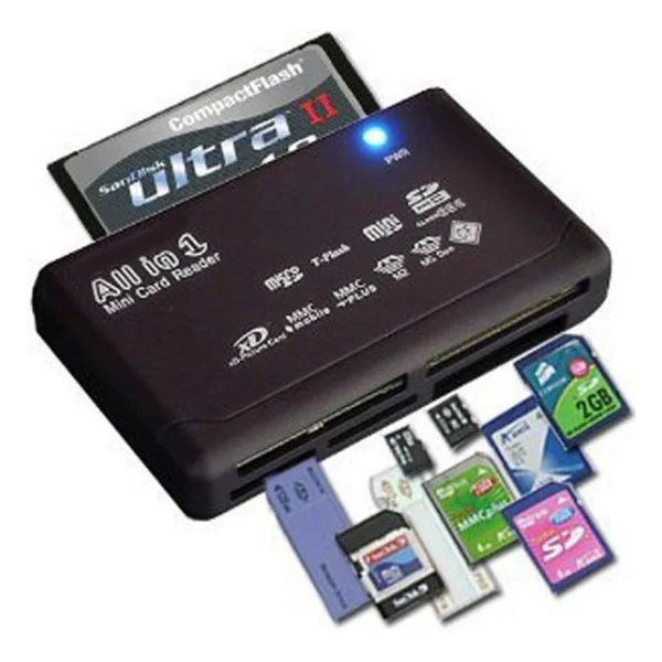 Çoklu Kart Okuyucu COMPACT TF Micro SD MMC M2 MS XD SDHC Kartlar - Görsel 7