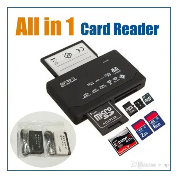 Çoklu Kart Okuyucu COMPACT TF Micro SD MMC M2 MS XD SDHC Kartlar - Görsel 9